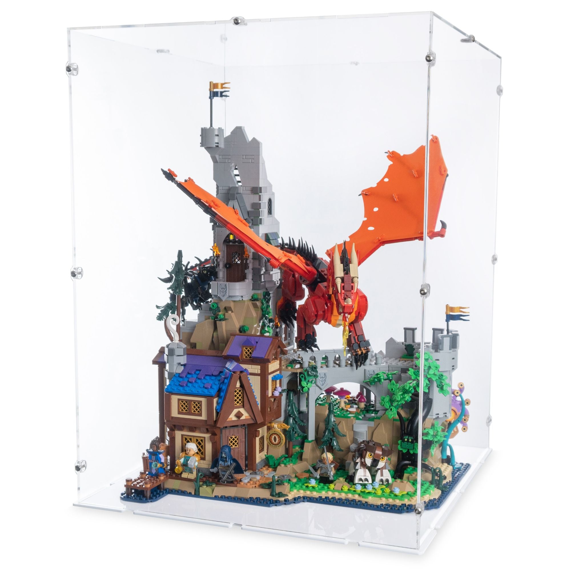 Acrylic Display Case for LEGO Dungeons & Dragons: Red Dragon's