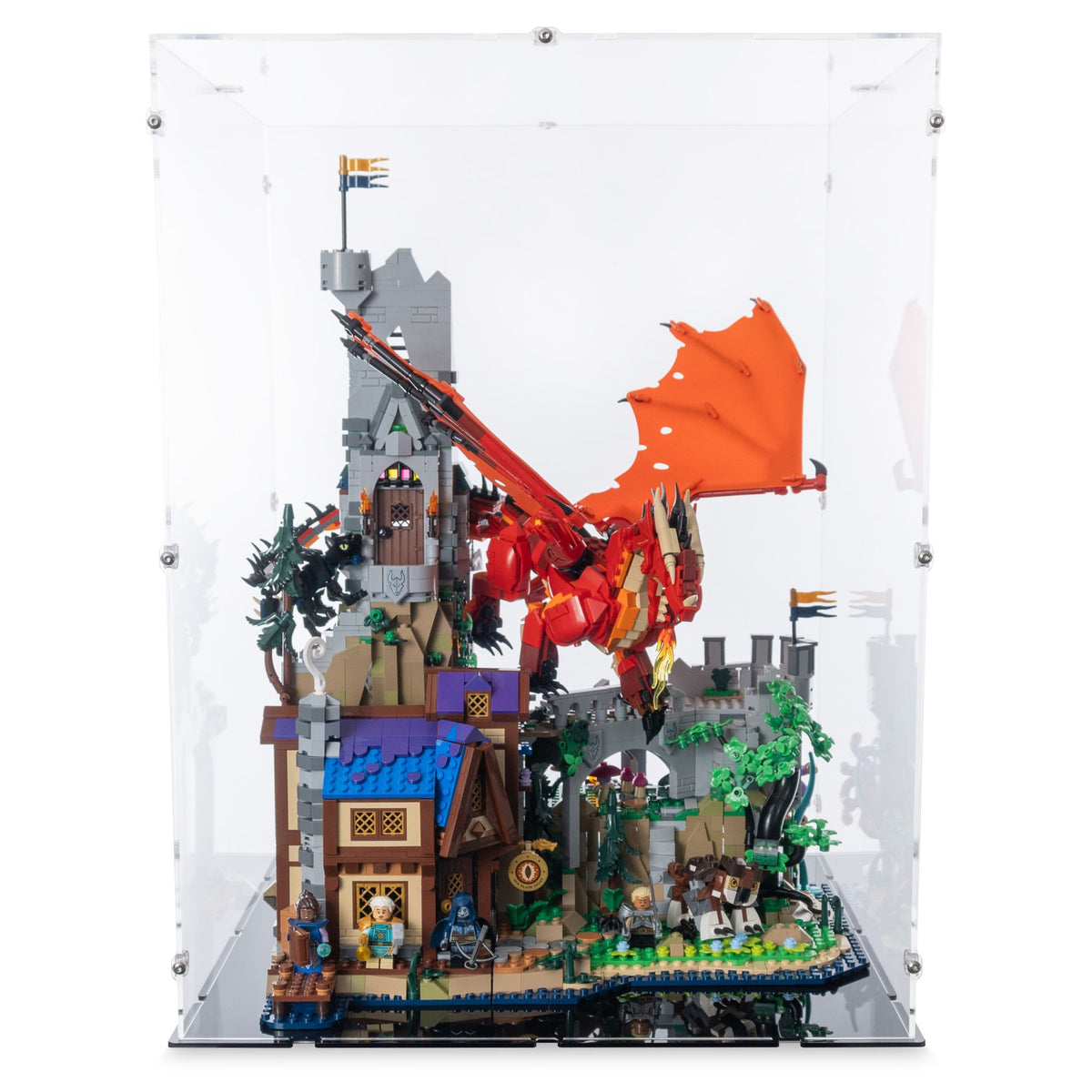 Acrylic Display Case for LEGO Dungeons Dragons: Red Dragon's