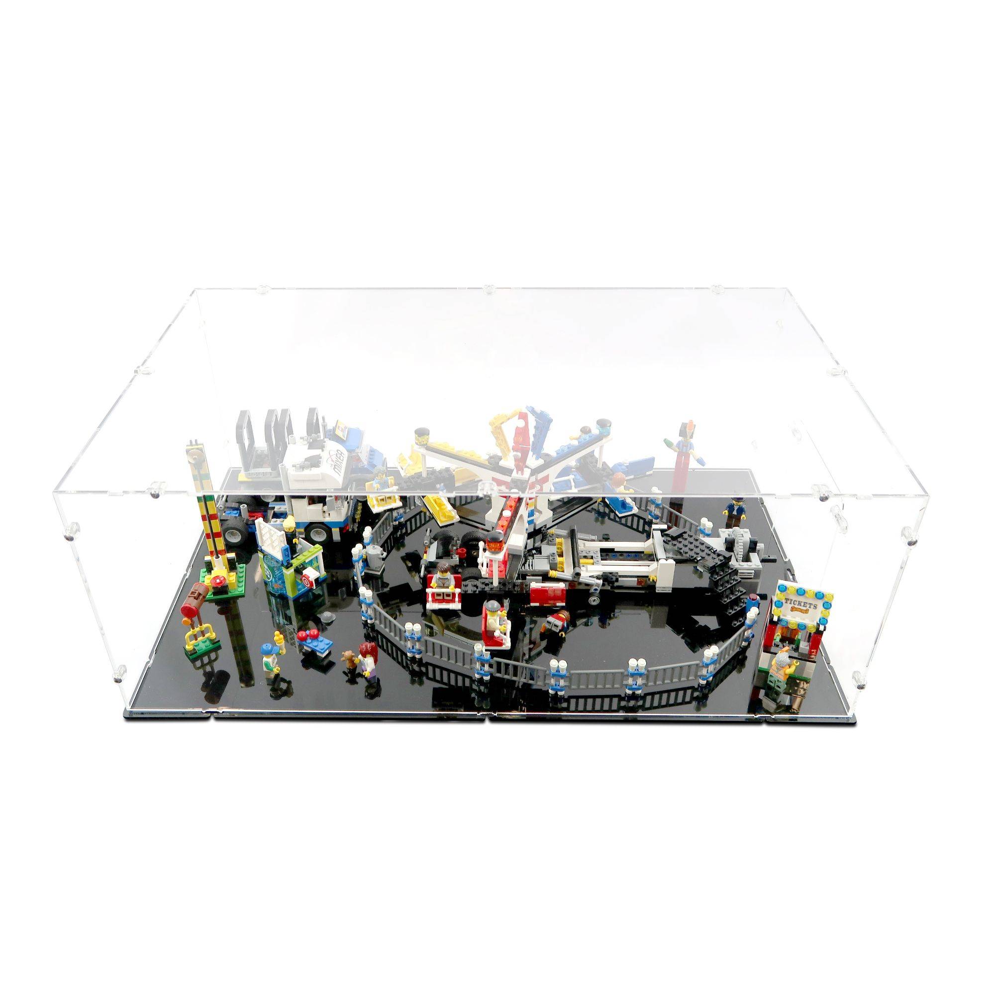 Acrylic Display Case for LEGO Fairground Mixer | iDisplayit US