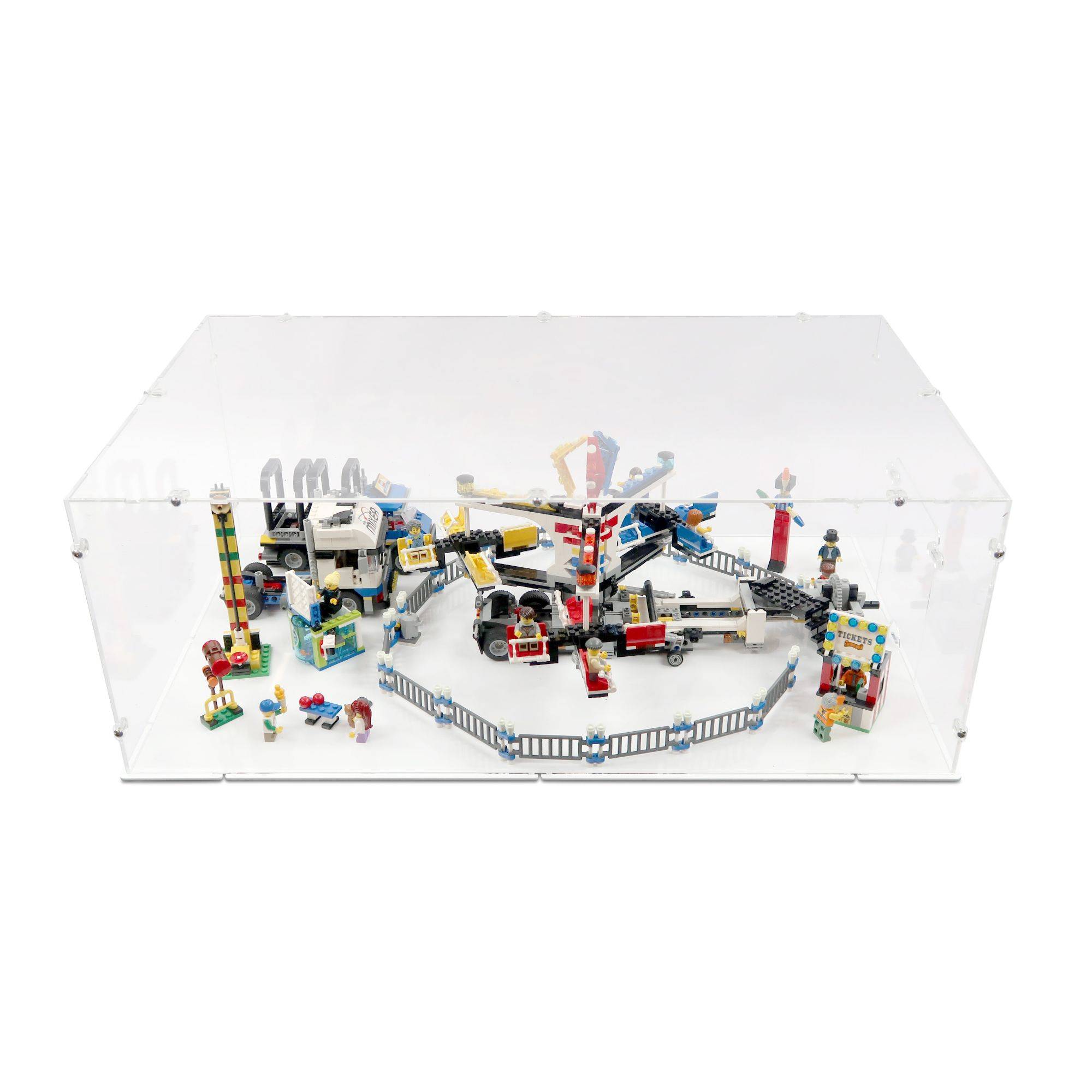 Acrylic Display Case for LEGO Fairground Mixer | iDisplayit US