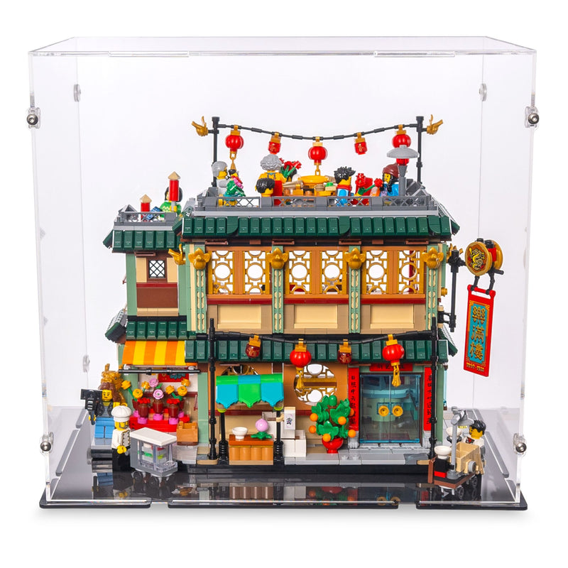 Family Reunion Celebration Display Case for LEGO 80113
