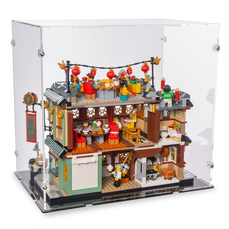 Family Reunion Celebration Display Case for LEGO 80113