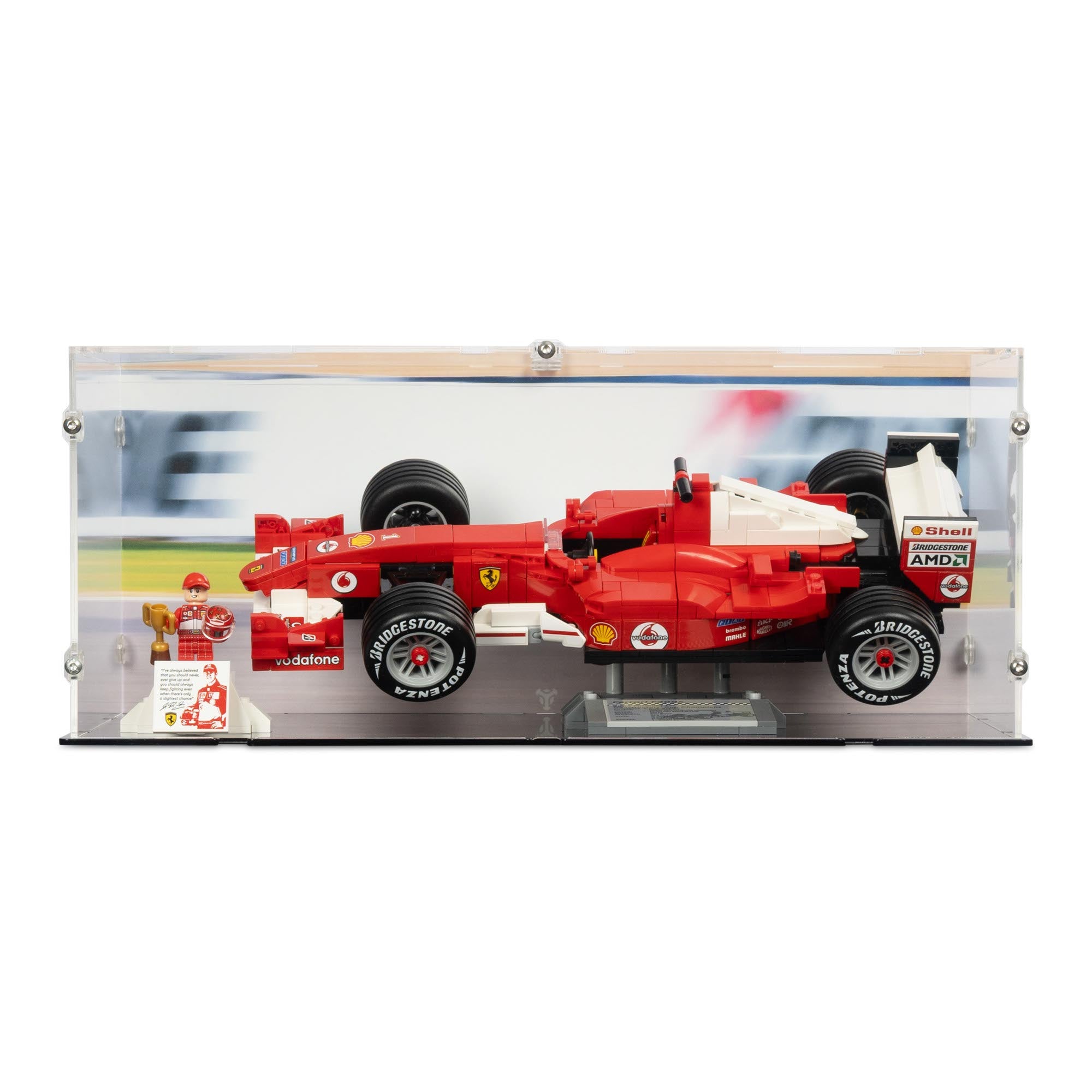 LEGO Ferrari F2004 & Michael Schumacher Display Case | US