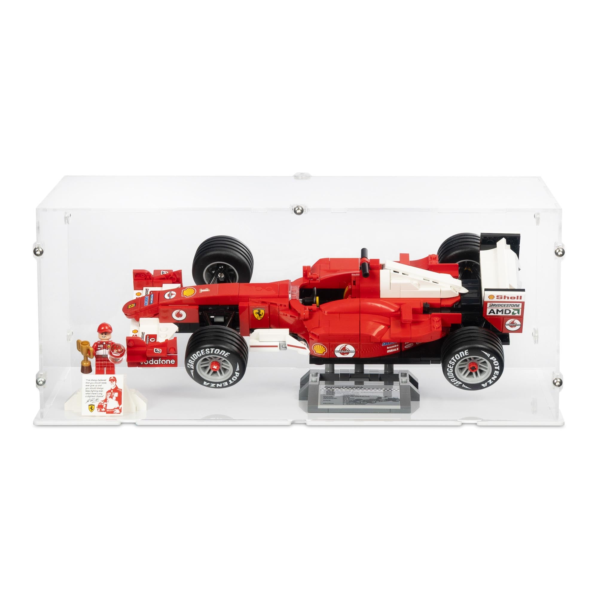 LEGO Ferrari F2004 & Michael Schumacher Display Case | US