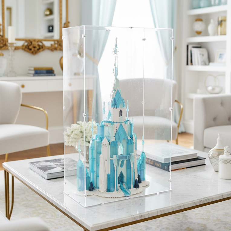 Frozen The Ice Castle Display Case for LEGO 43197