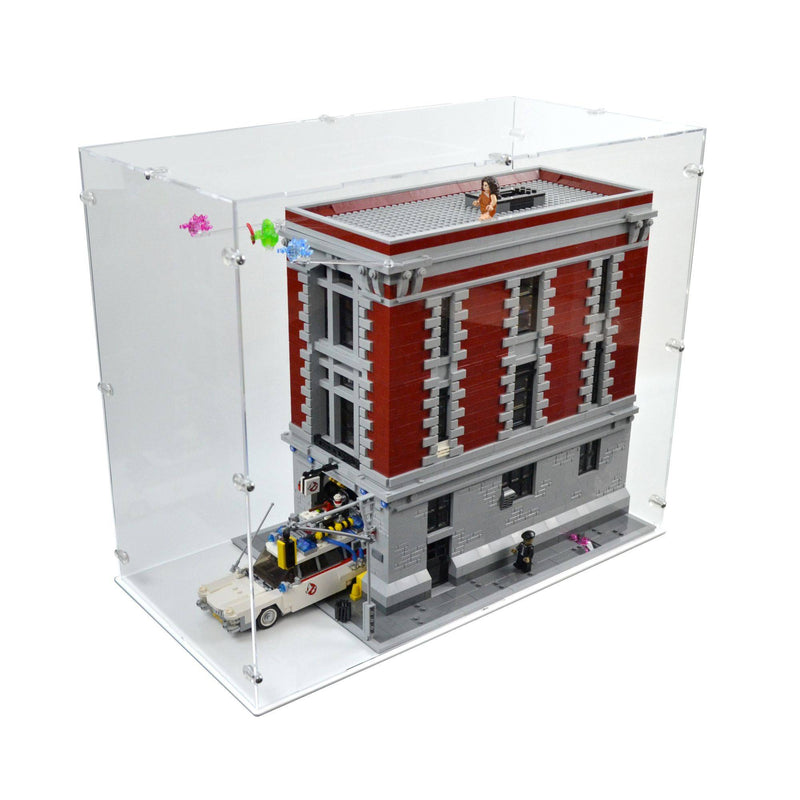 Ghostbusters Firehouse HQ (Closed Only) Display Case for LEGO 75827