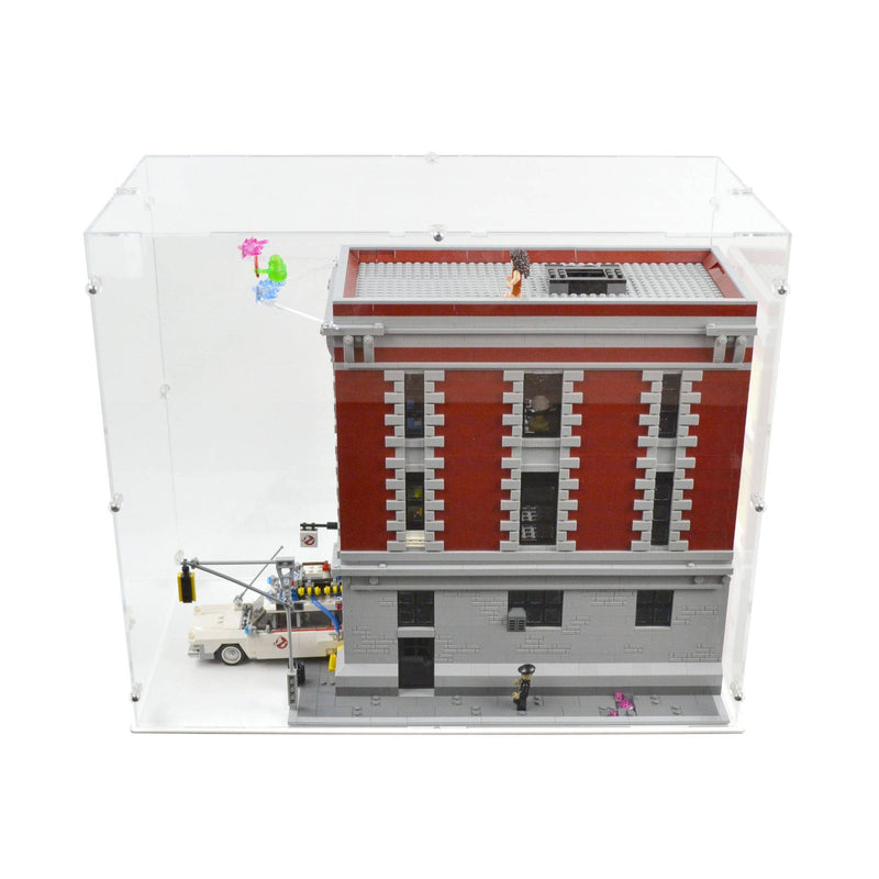 Ghostbusters Firehouse HQ (Closed Only) Display Case for LEGO 75827
