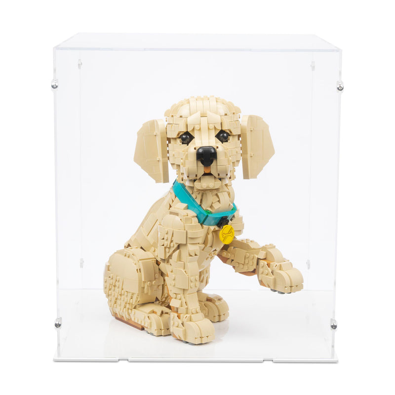 Golden Retriever Puppy Display Case for LEGO 11384