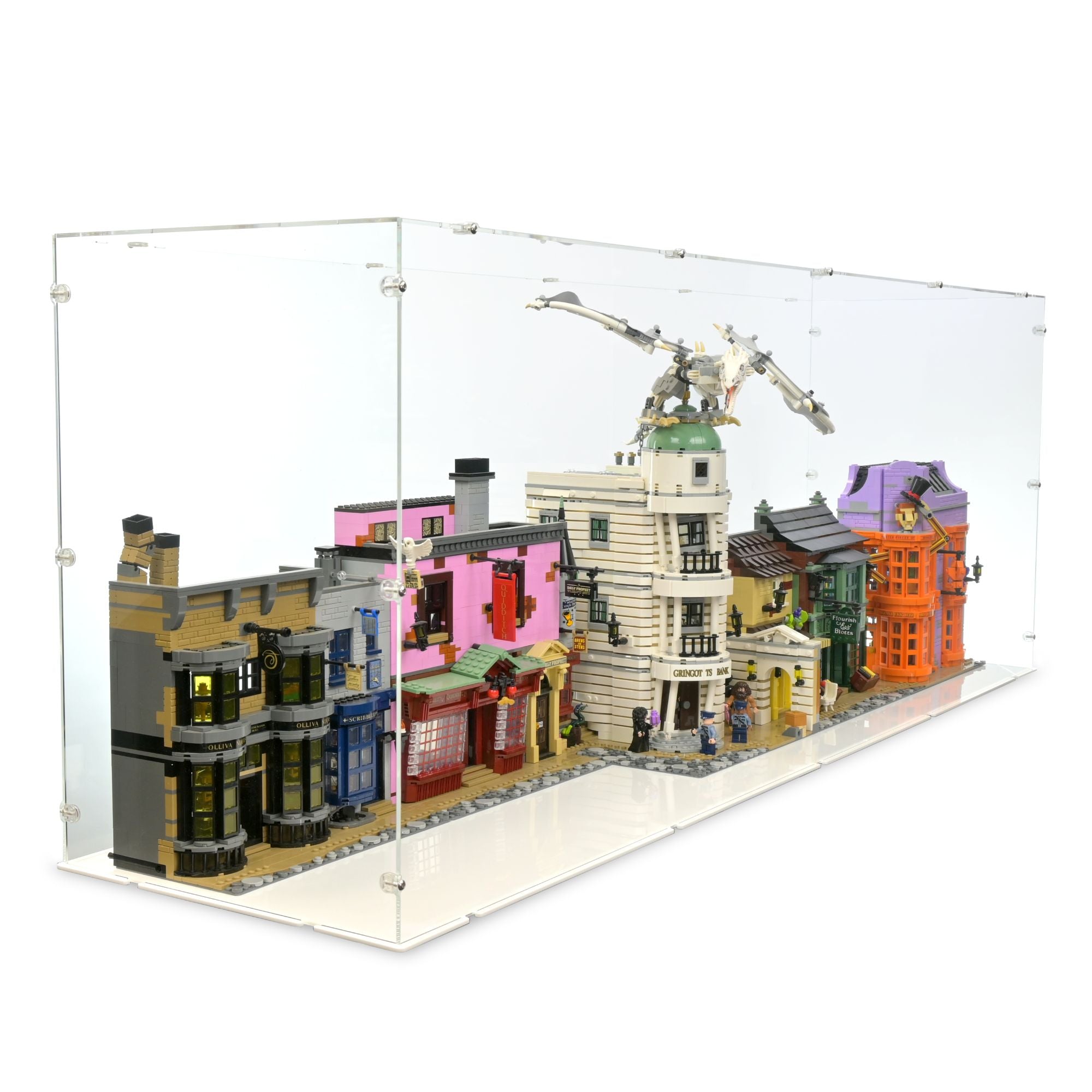 Display Case for LEGO Diagon Alley and Gringotts Bank | iDisplayit
