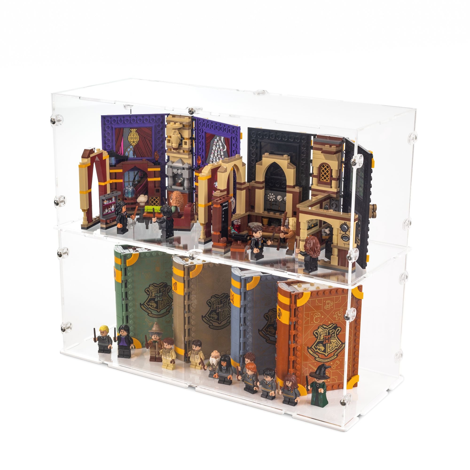  Library Collection 置き時計 Hogwarts Moment Display Case for LEGO HP Mini Sets | iDisplayit