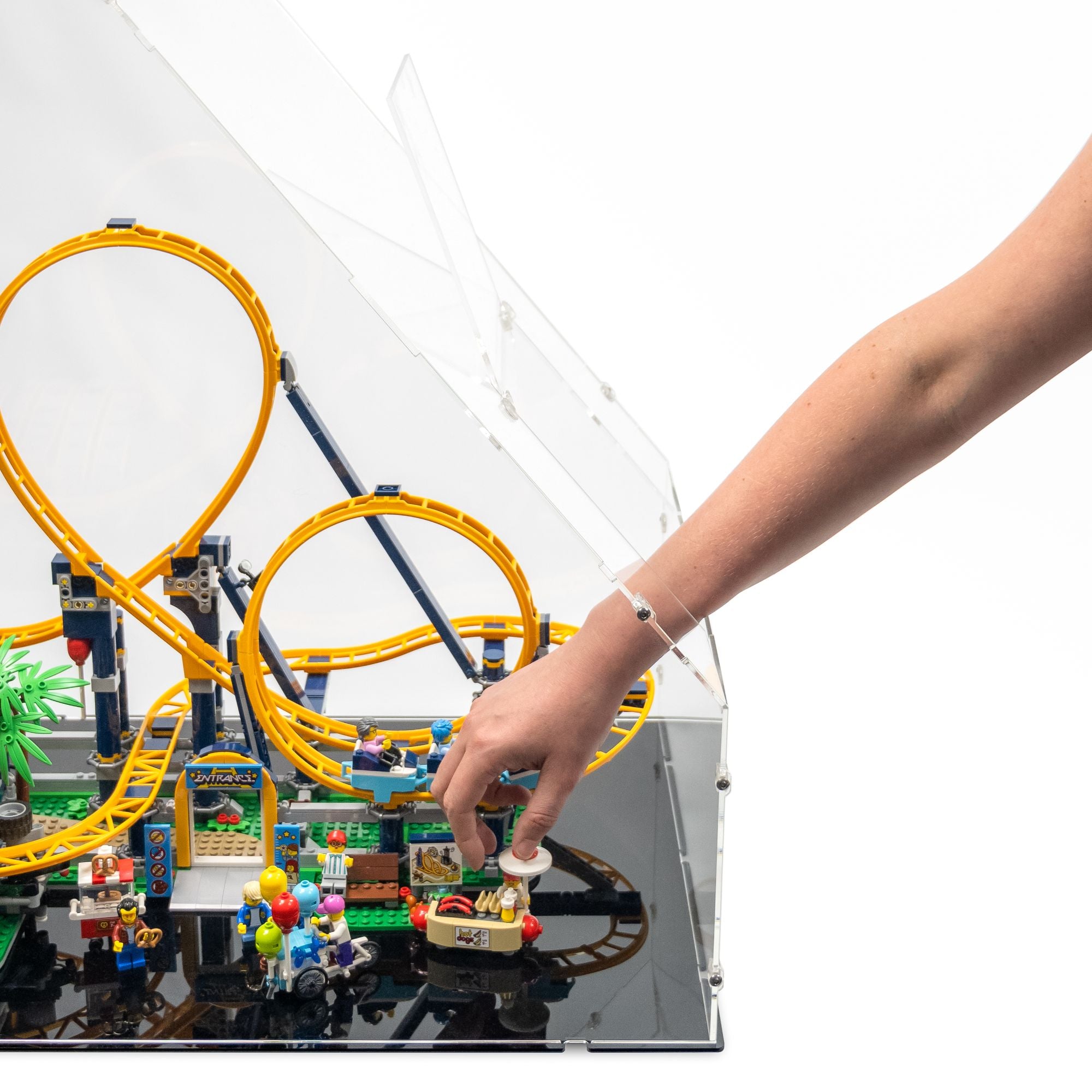 Acrylic Display Case for LEGO Loop Coaster | iDisplayit USA