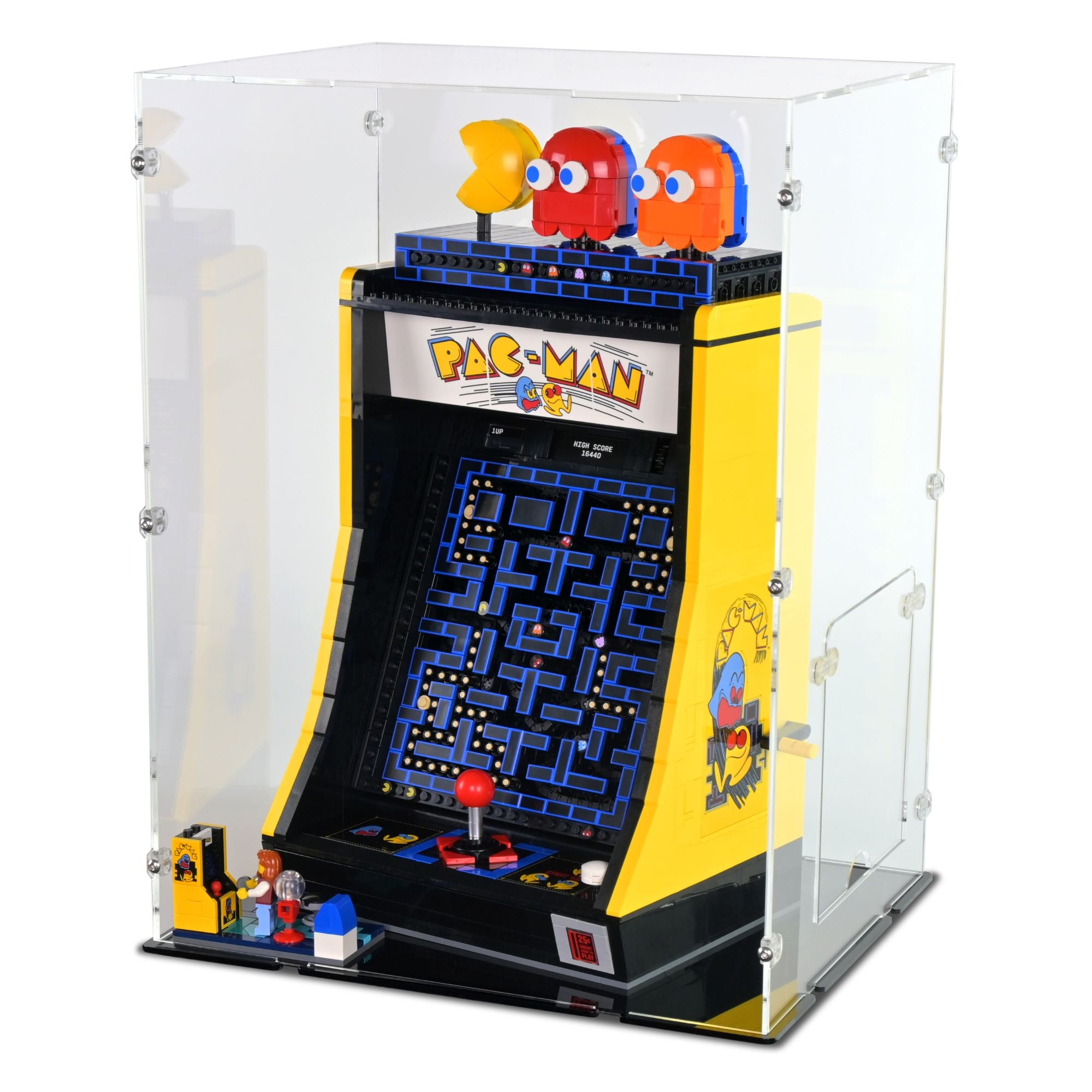 Acrylic Display Case for LEGO PACMAN Arcade Cabinet | iDisplayit