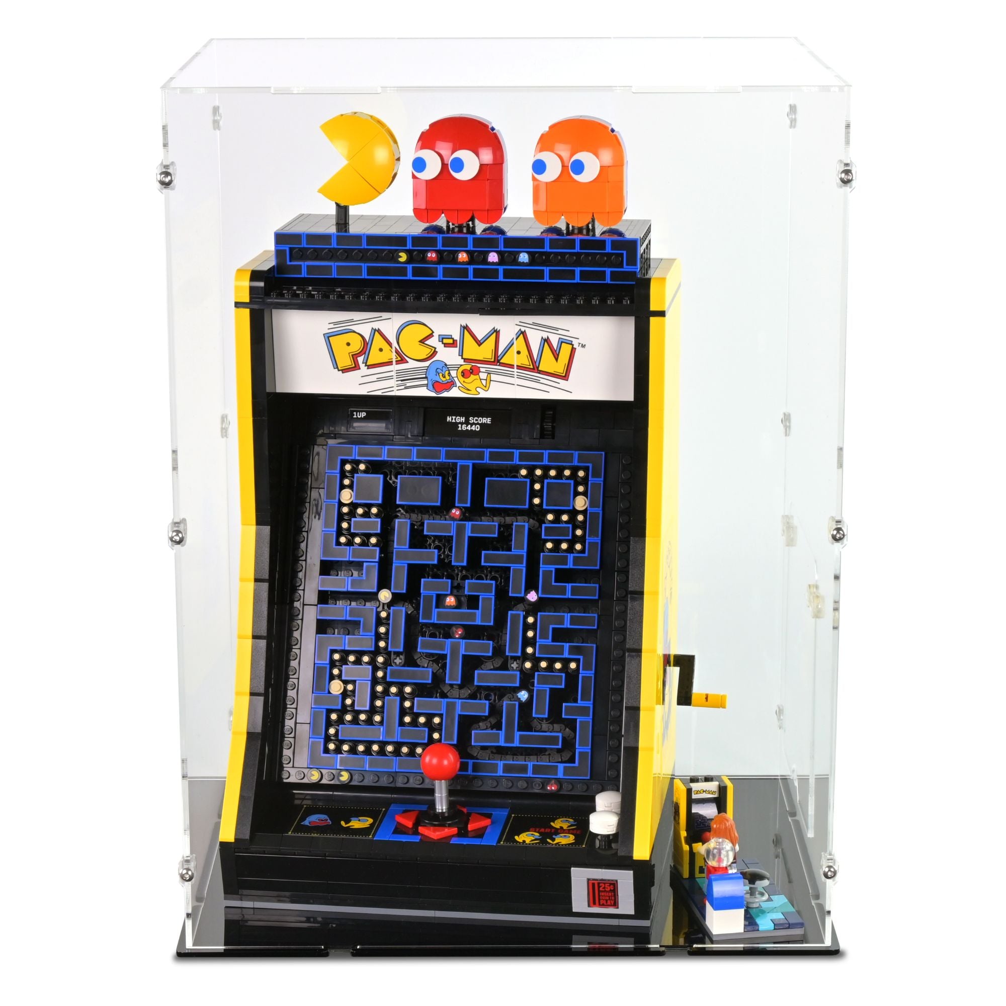 Acrylic Display Case for LEGO PACMAN Arcade Cabinet | iDisplayit