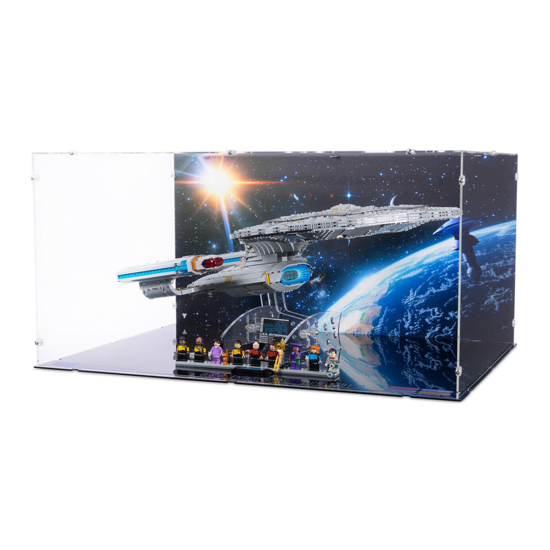 Star Trek: U.S.S. Enterprise NCC-1701-D Display Case for LEGO 10356