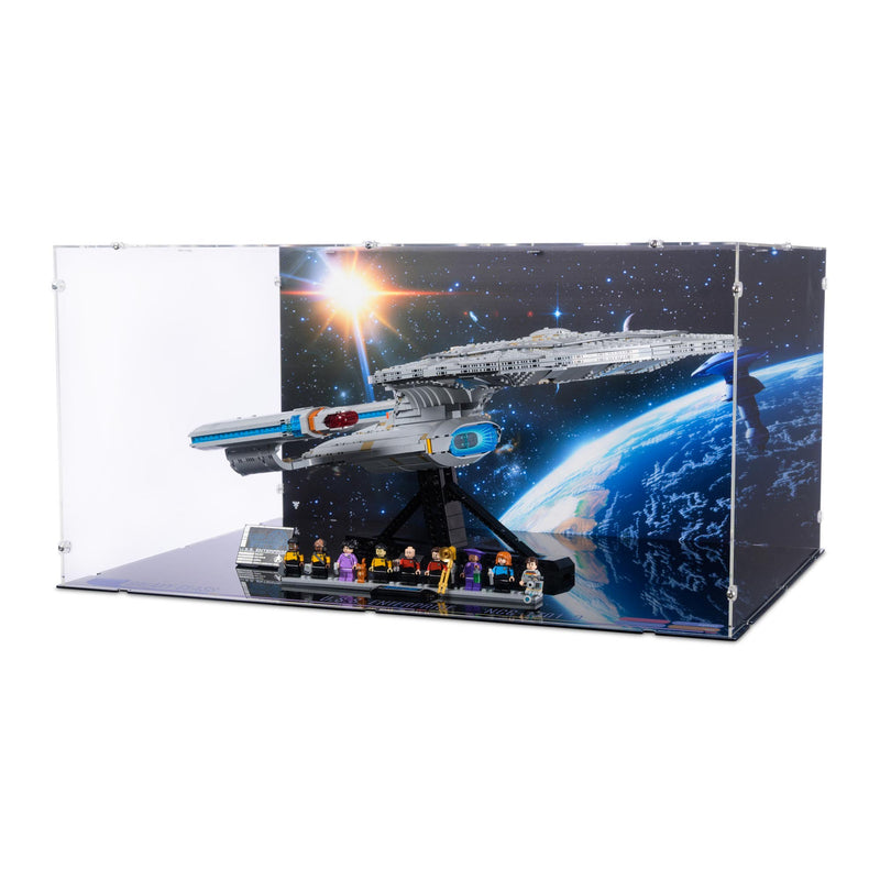 Star Trek: U.S.S. Enterprise NCC-1701-D Display Case for LEGO 10356