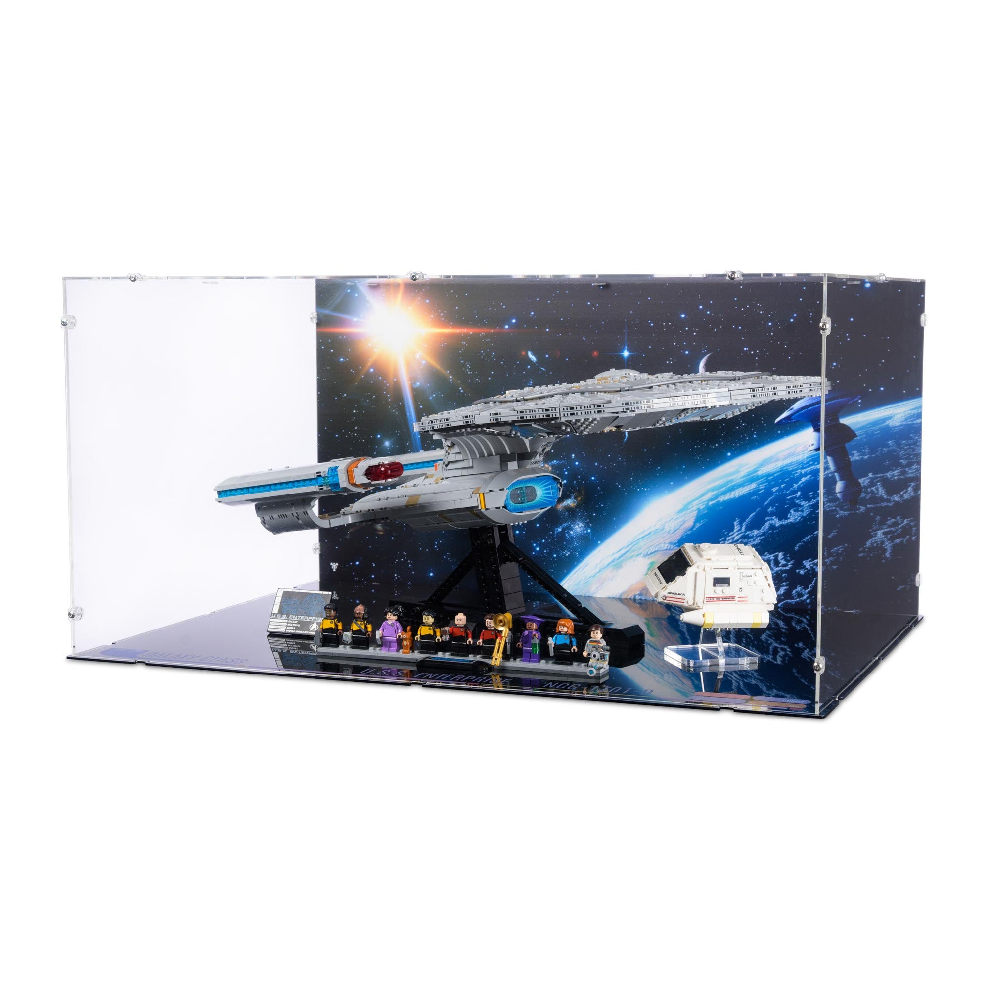 Star Trek U.S.S. Enterprise モニターマスク　箱付き LEGO Star Trek: USS Enterprise NCC-1701-D Display Box | iDisplayit