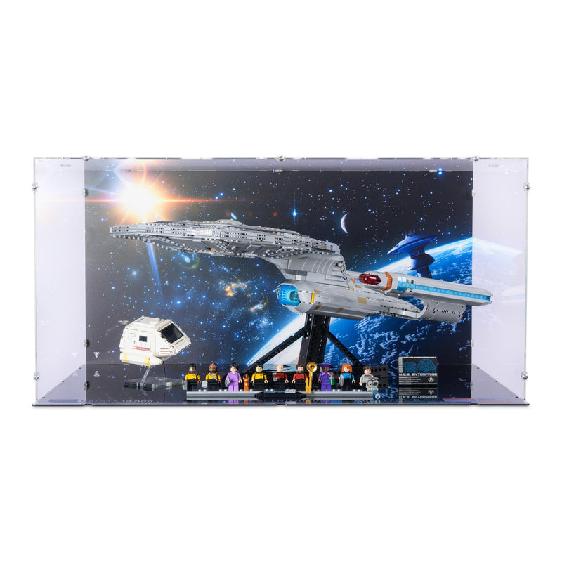 Star Trek: U.S.S. Enterprise NCC-1701-D Display Case for LEGO 10356