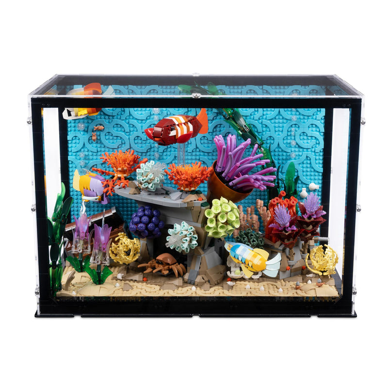 Tropical Aquarium Display Case for LEGO 10366