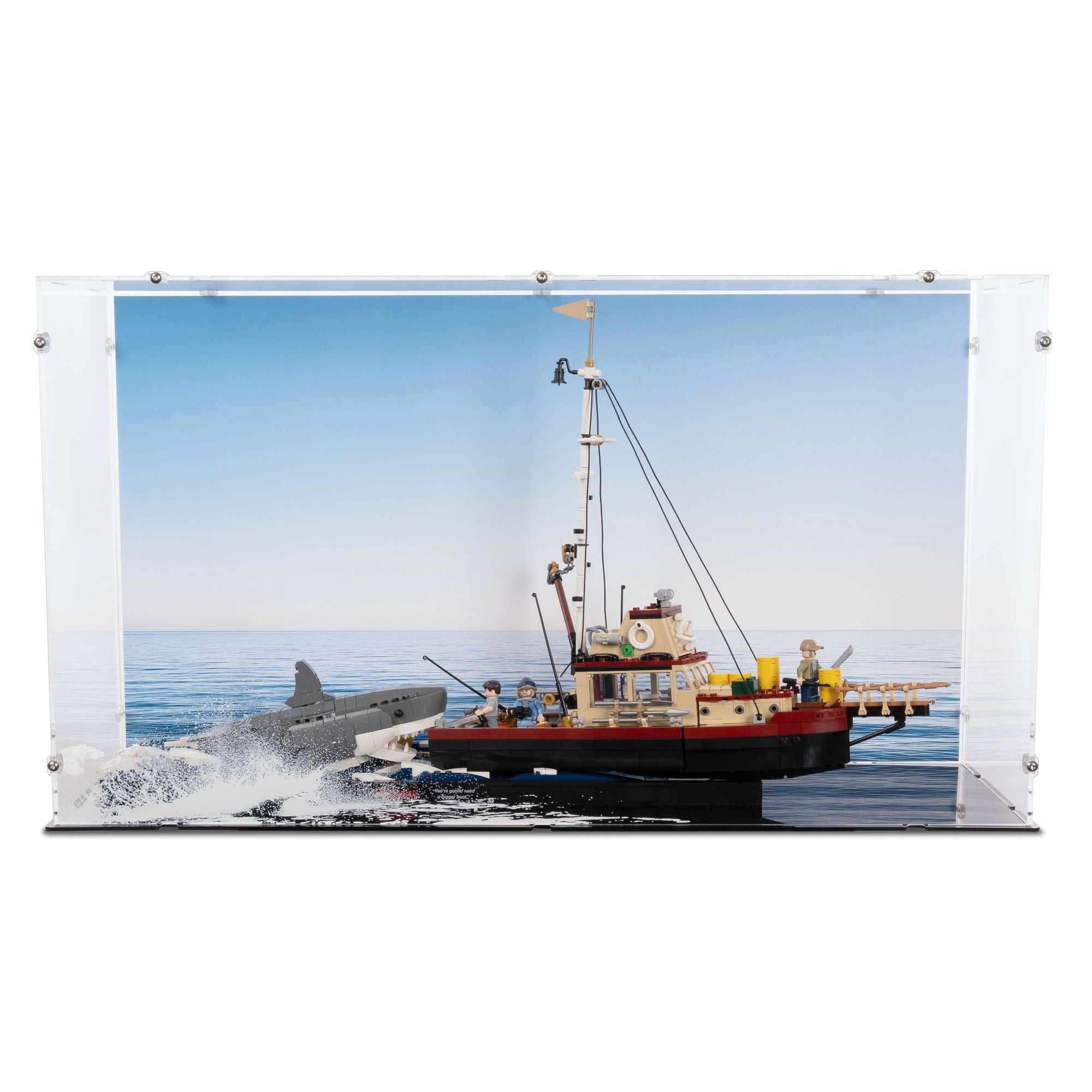Acrylic Display Case for LEGO 21350 Jaws | iDisplayit USA