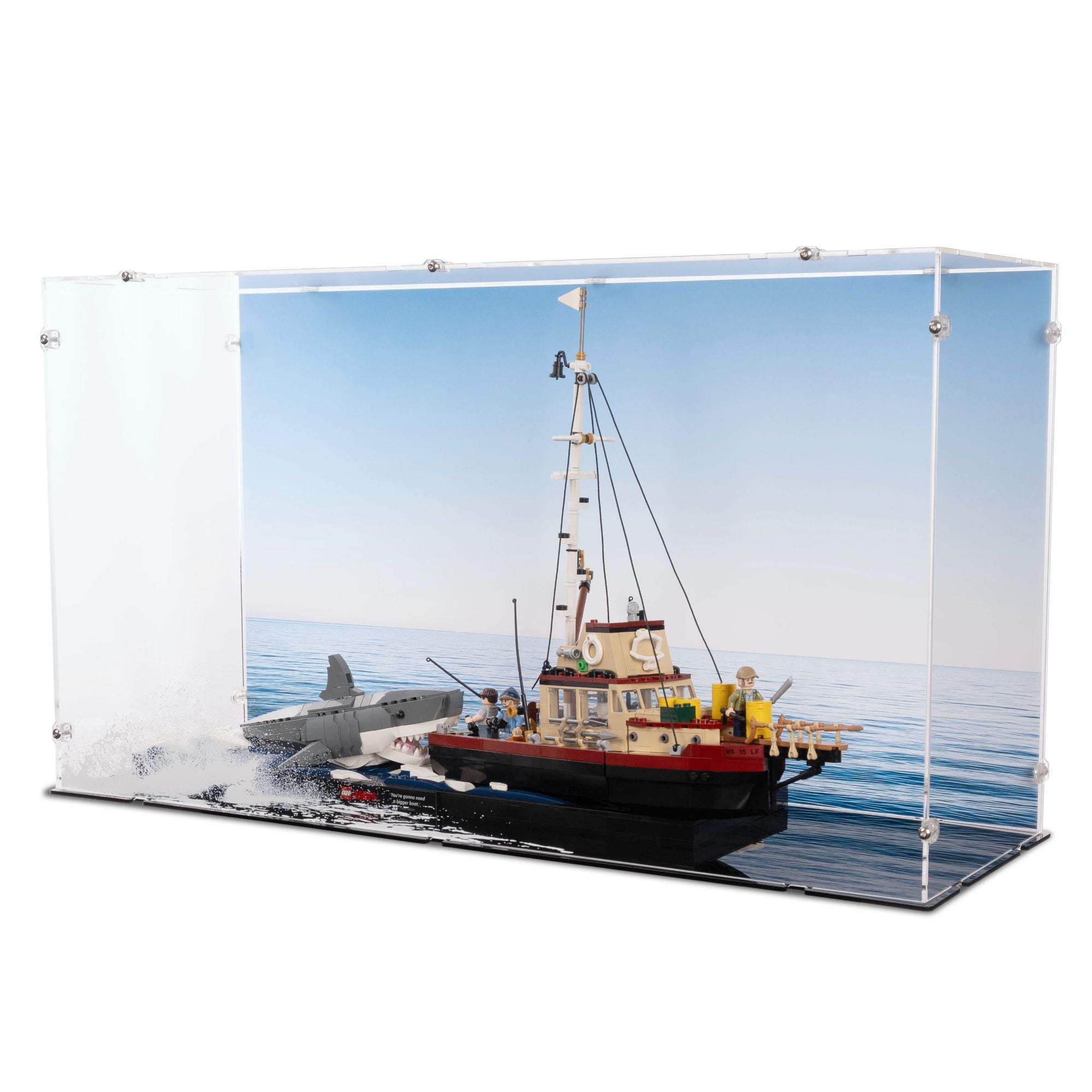 Acrylic Display Case for LEGO 21350 Jaws | iDisplayit USA