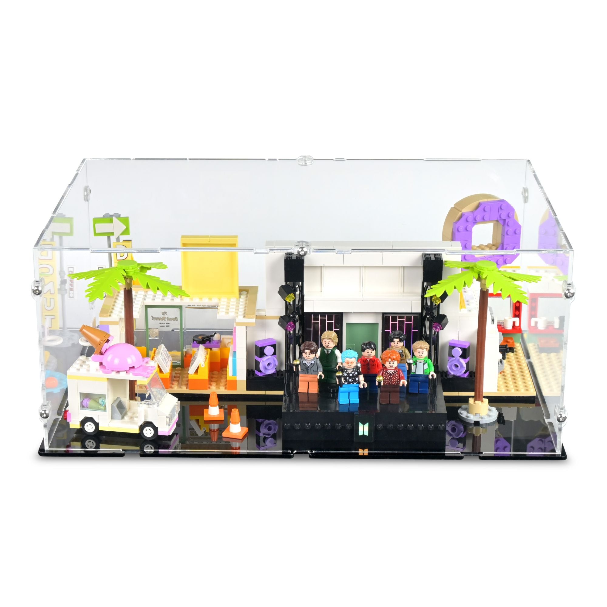 Acrylic Display Case for LEGO BTS Dynamite | iDisplayit USA