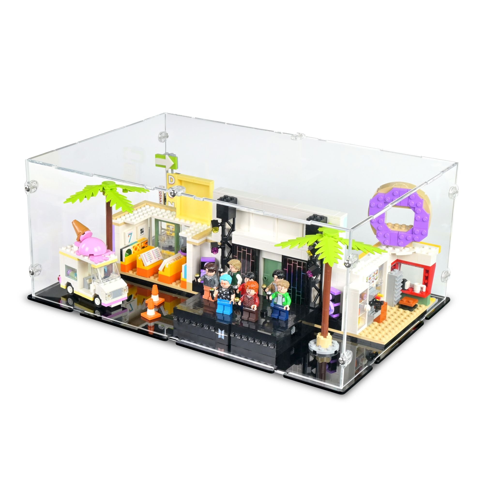 Acrylic Display Case for LEGO BTS Dynamite | iDisplayit USA