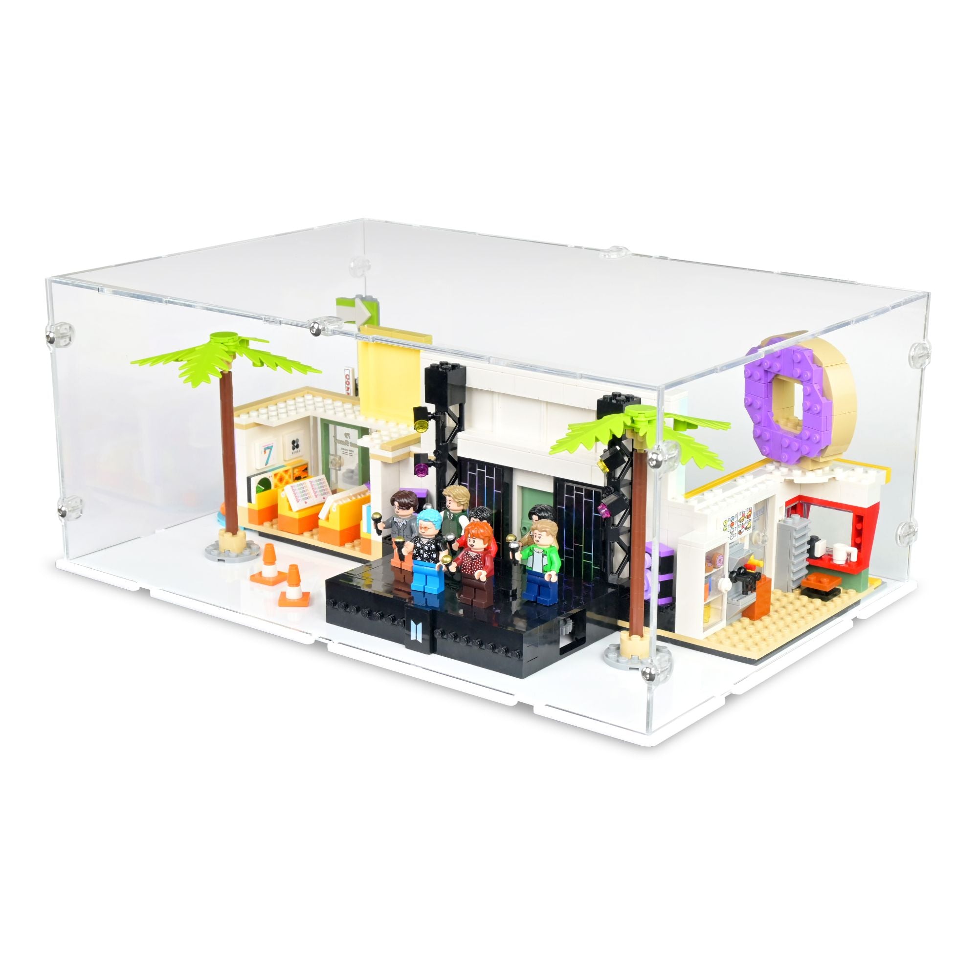 Acrylic Display Case for LEGO BTS Dynamite | iDisplayit USA