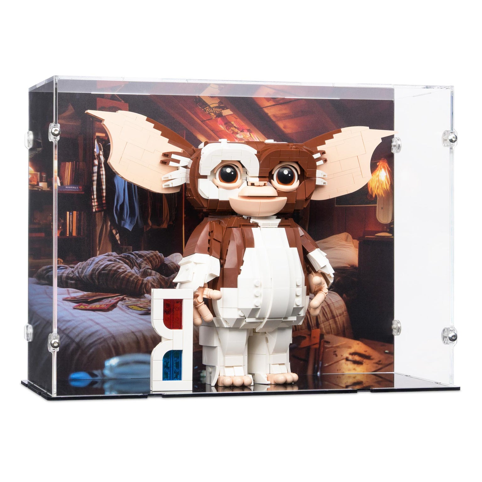 Gremlins Gizmo Display Case for LEGO 21361