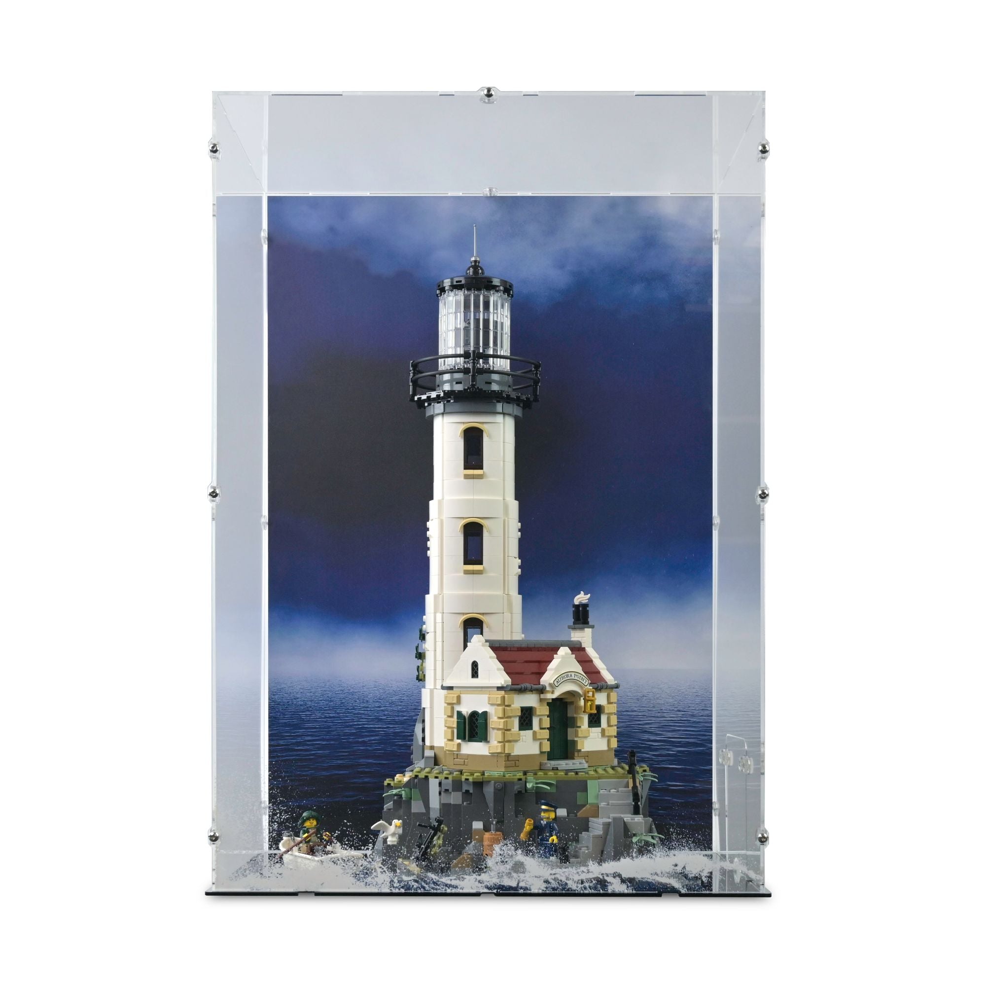 Acrylic Display Case for LEGO Motorised Lighthouse | iDisplayit