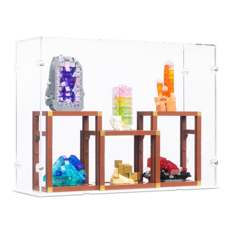 Mineral Collection Display Case for LEGO 21362