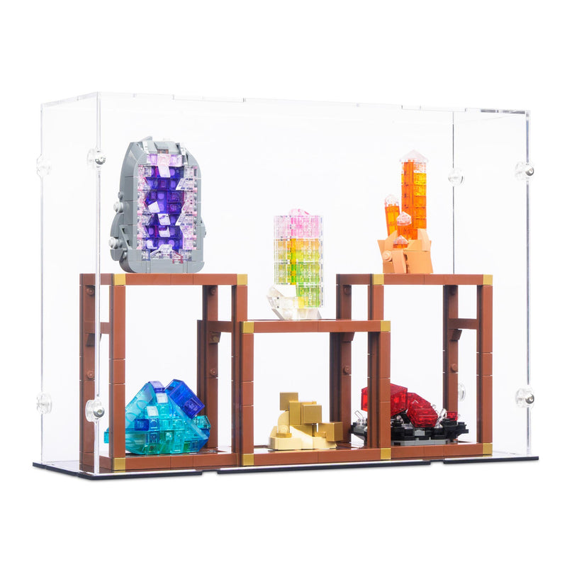 Mineral Collection Display Case for LEGO 21362