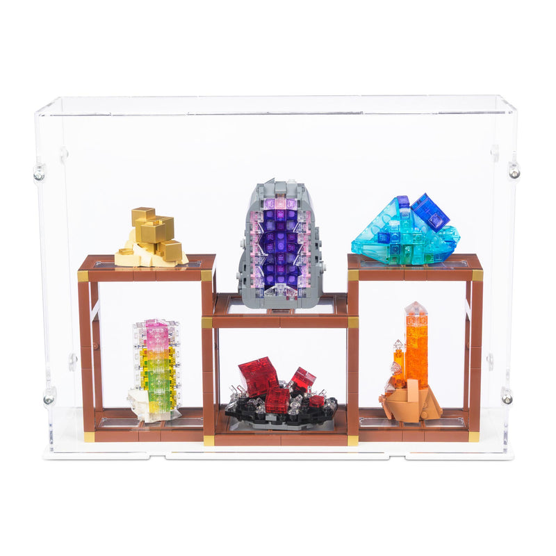 Mineral Collection Display Case for LEGO 21362