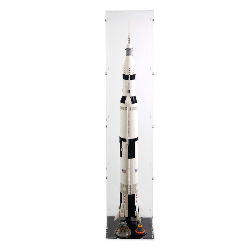 NASA Apollo Saturn V Display Case (Vertical) for LEGO 21309/92176