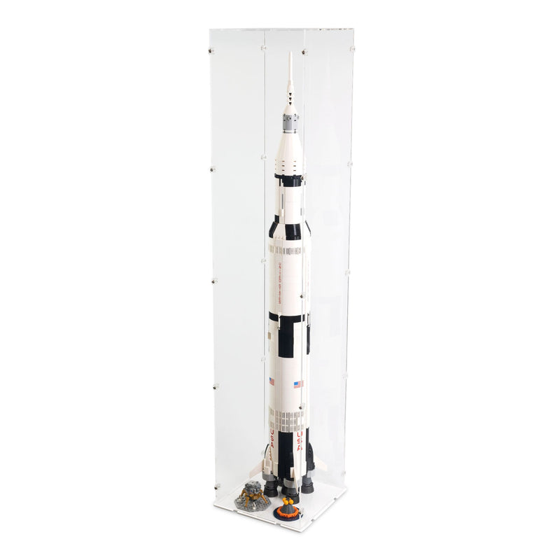 NASA Apollo Saturn V Display Case (Vertical) for LEGO 21309/92176