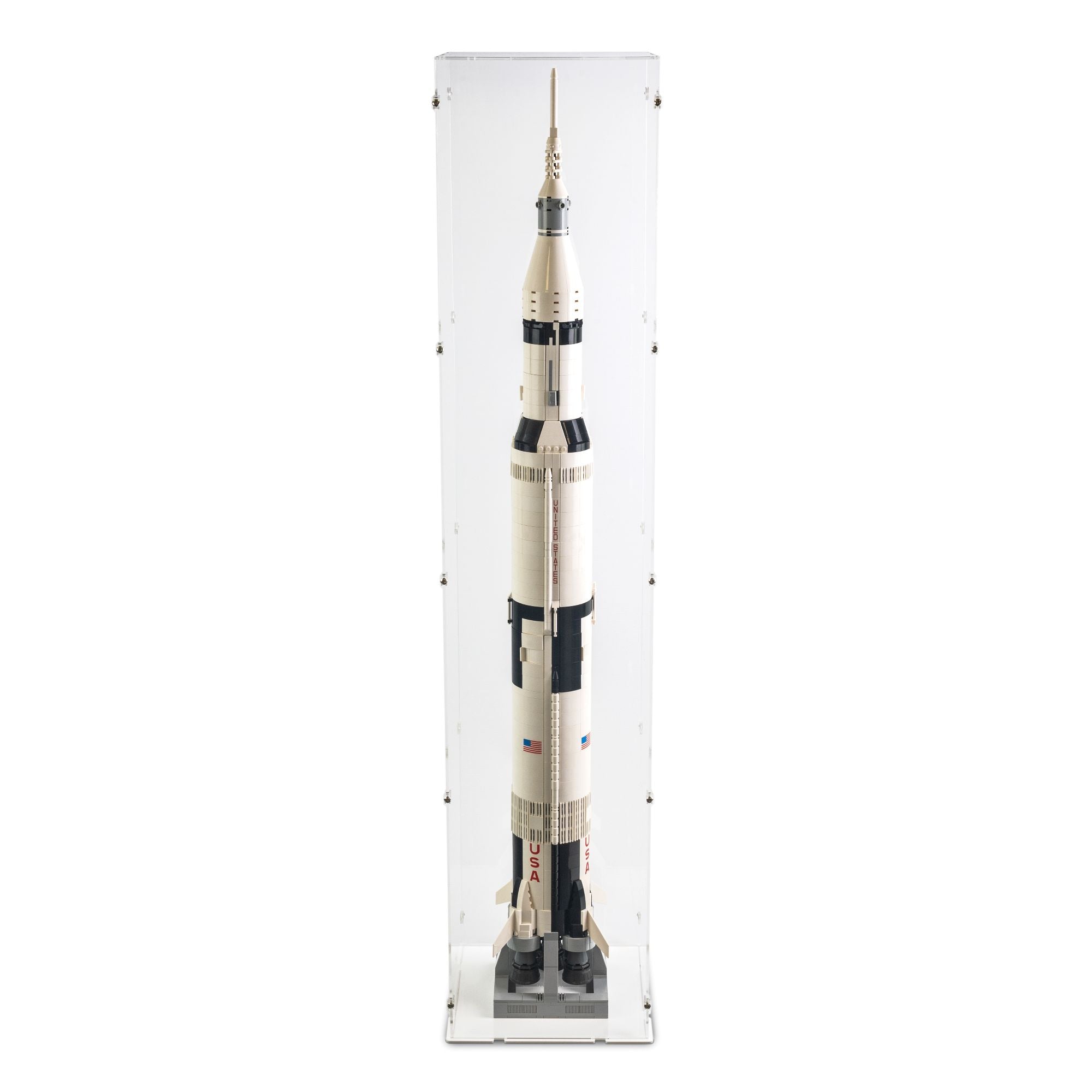 Display Case for LEGO NASA Apollo Saturn V (Vertical) | iDisplayit