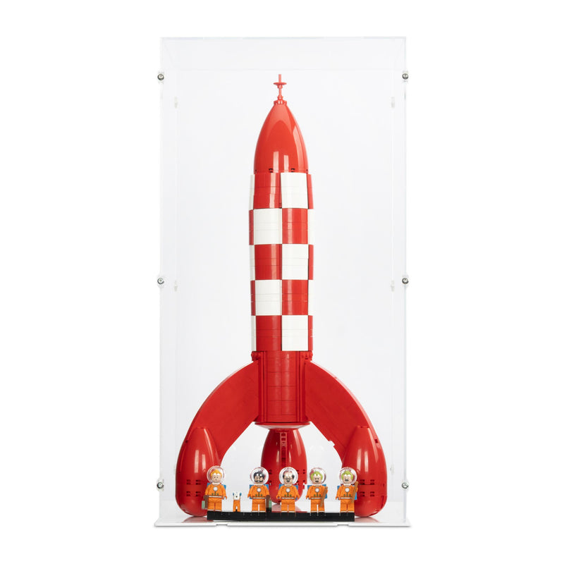 Tintin Moon Rocket Display Case for LEGO 21367