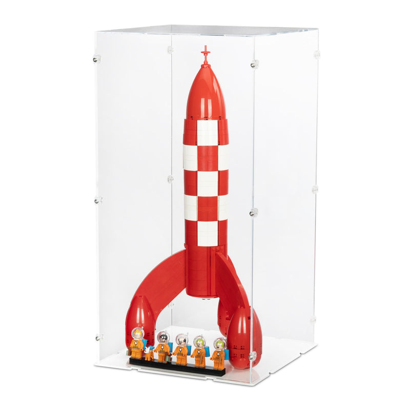 Tintin Moon Rocket Display Case for LEGO 21367