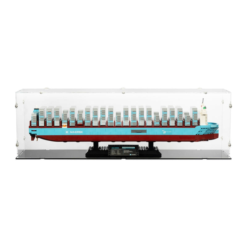 Maersk Dual-Fuel Container Vessel Display Case for LEGO 40955
