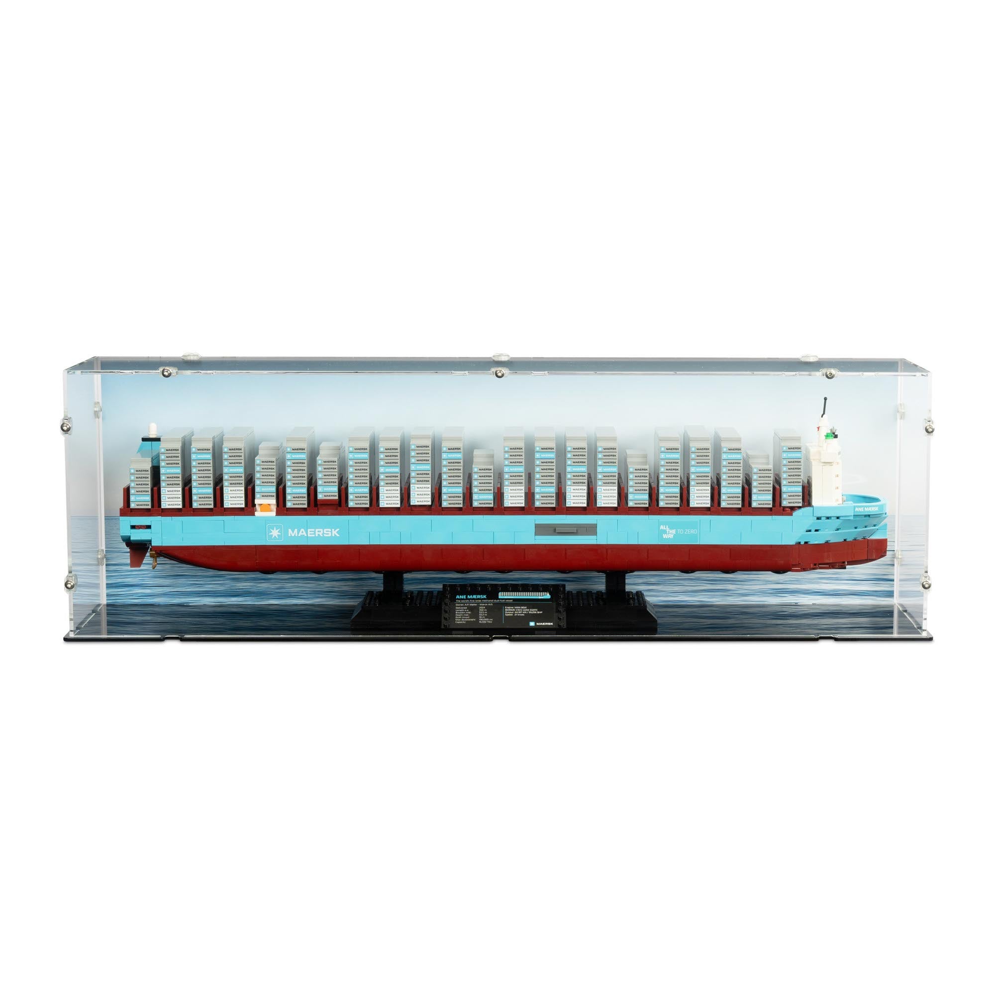 LEGO Maersk Dual-Fuel Container Vessel Display Case | iDisplayit US ...