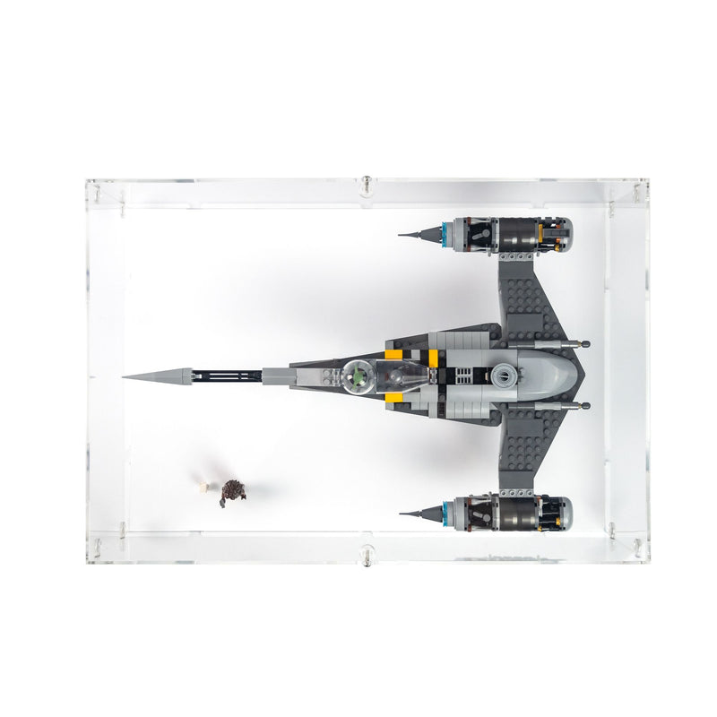 Mandalorian's N-1 Starfighter Display Case & Stand for LEGO 75325