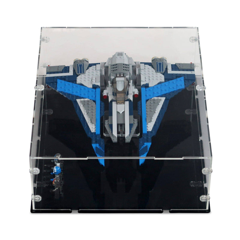Mandalorian Starfighter Display Case & Stand for LEGO 75316
