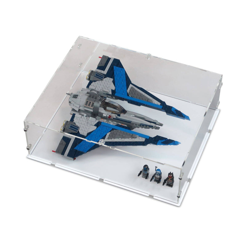 Mandalorian Starfighter Display Case & Stand for LEGO 75316