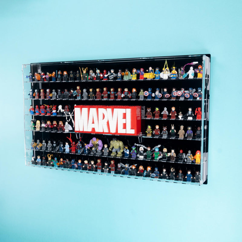 Marvel LEGO Minifigures Wall Display Case