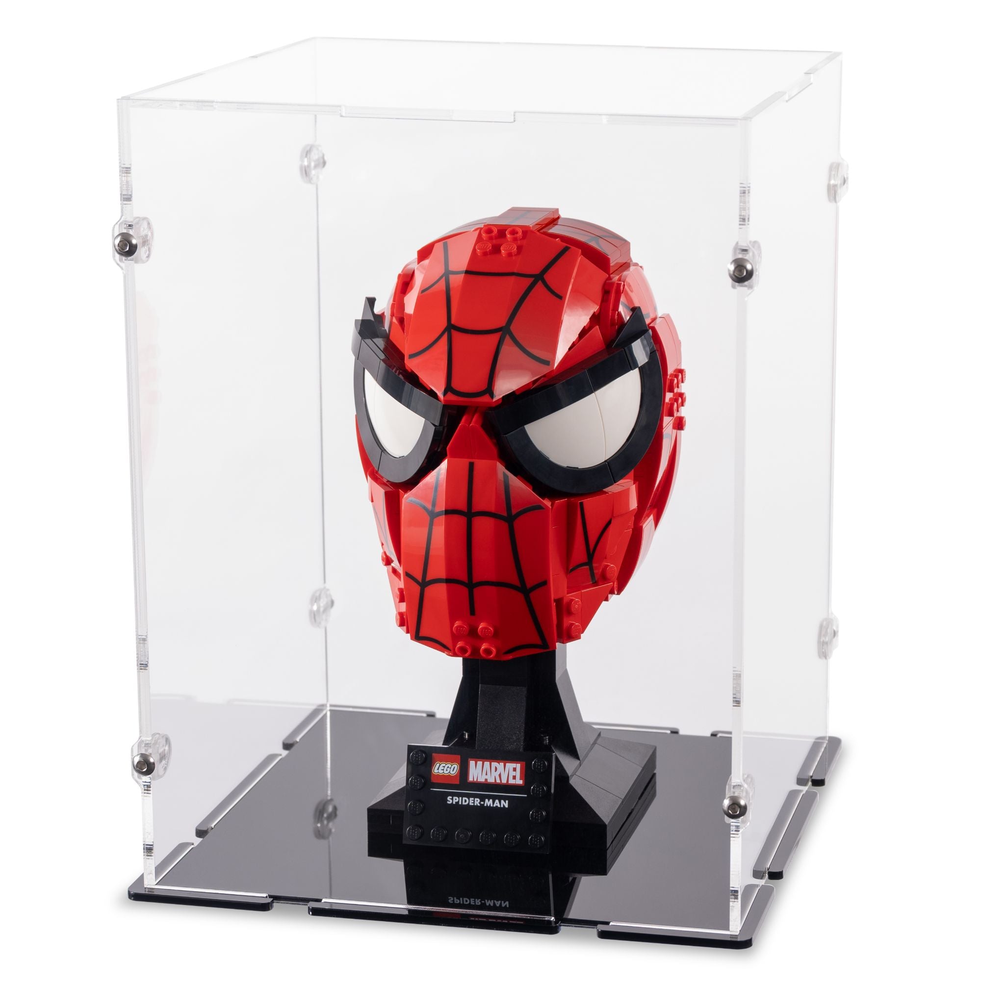 Acrylic Display Case For LEGO Spider-Man's Mask | iDisplayit