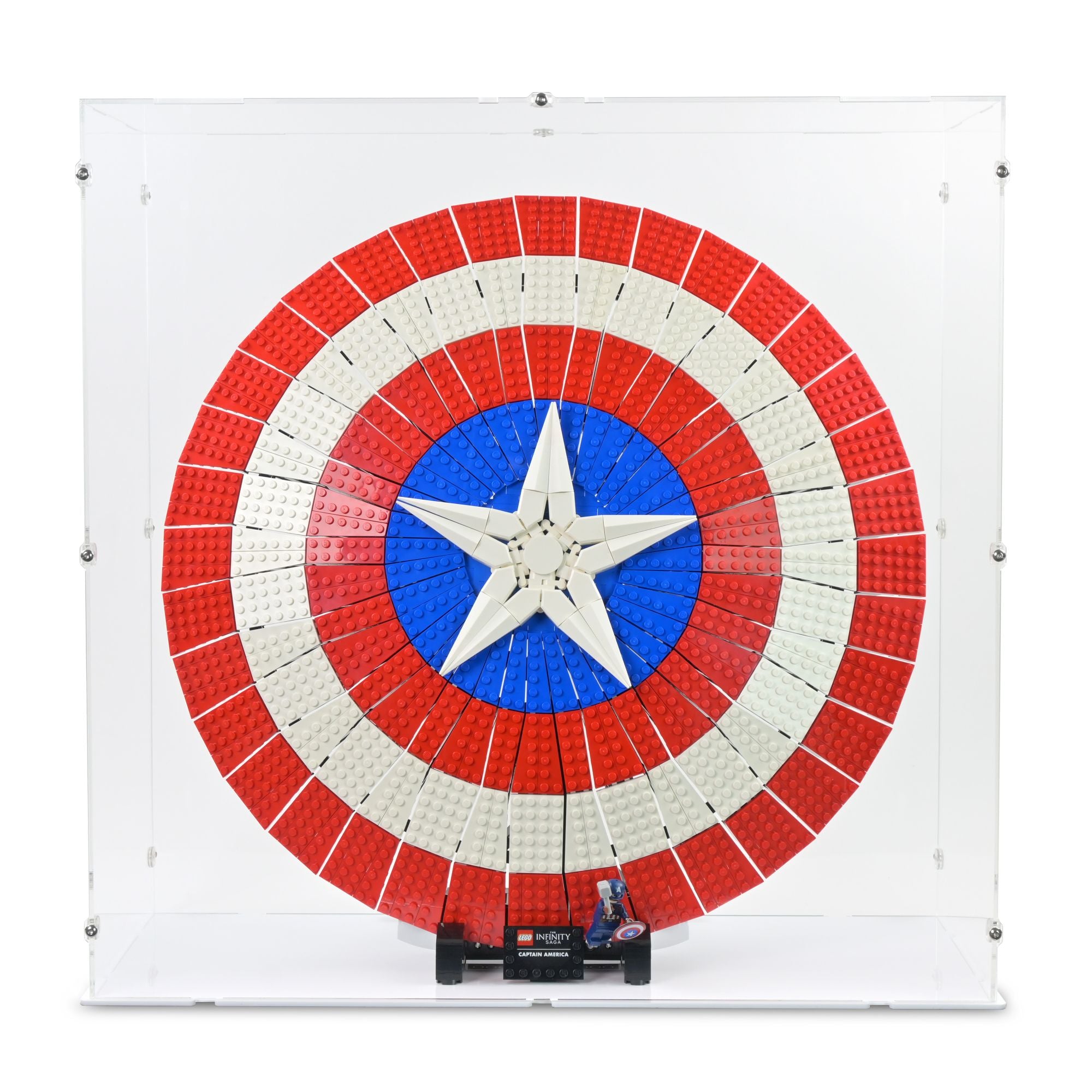 Display Case for LEGO Captain America's Shield | iDisplayit USA