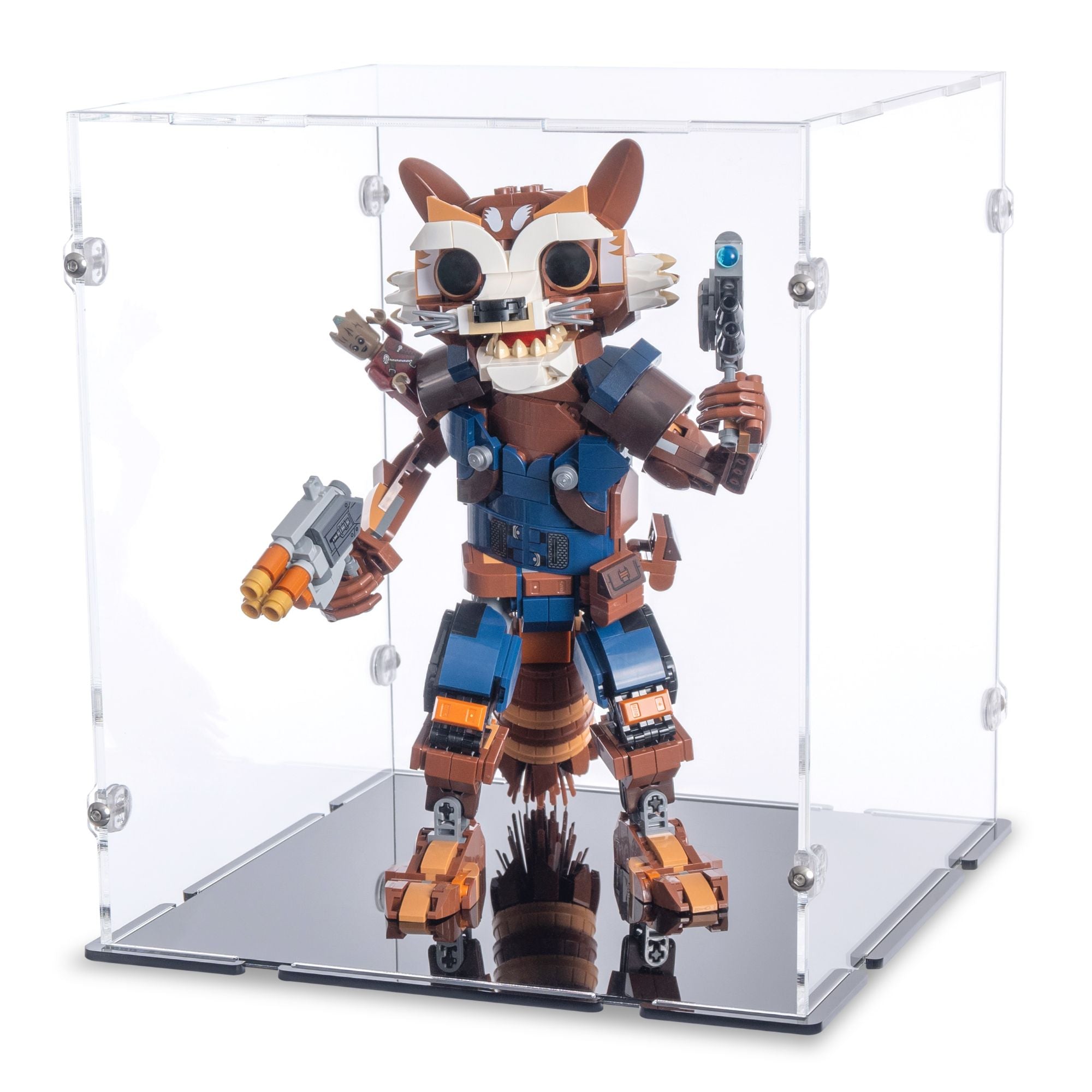 Acrylic Display Case for LEGO Rocket & Baby Groot | iDisplayit ...