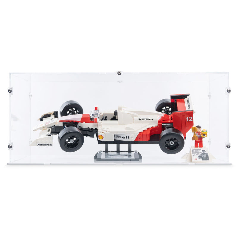 McLaren MP4/4 & Ayrton Senna Display Case for LEGO 10330