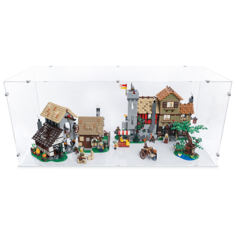 Medieval Town Square Display Case for LEGO 10332