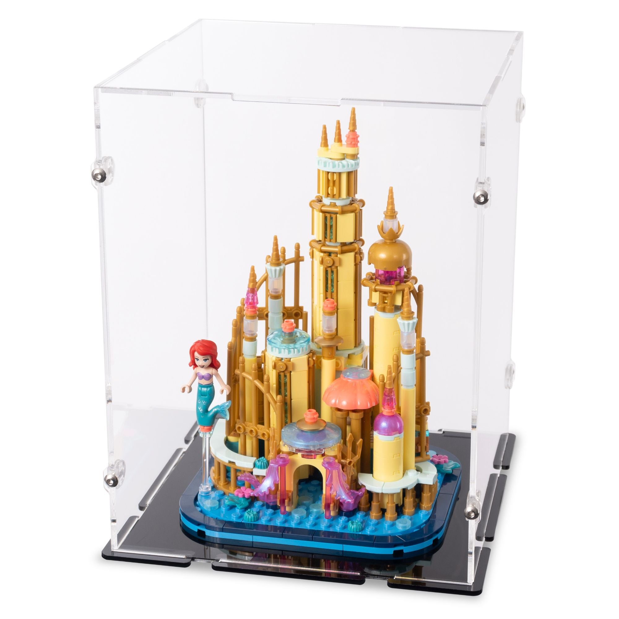 Acrylic Display Case for LEGO Mini Disney Ariel's Castle
