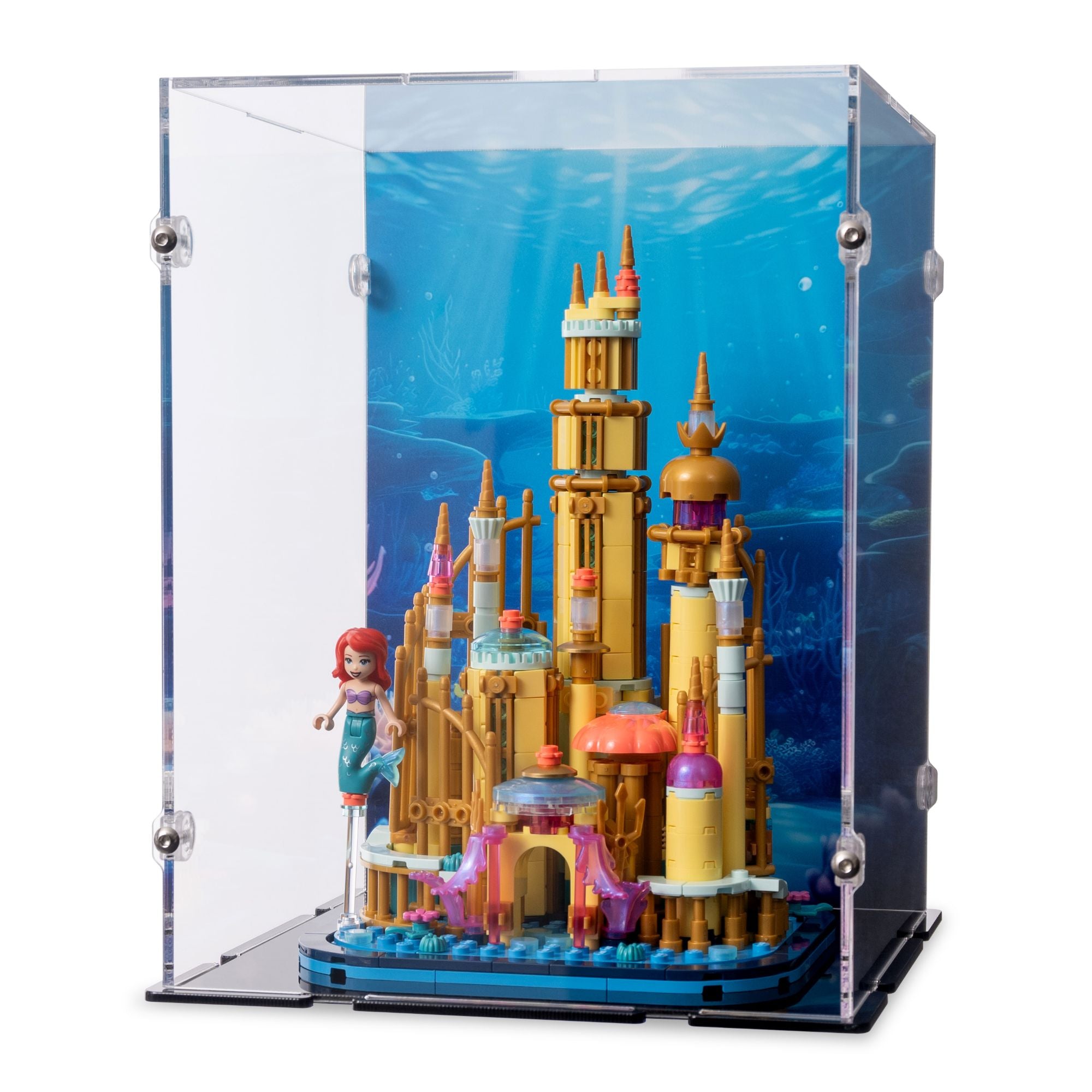 Acrylic Display Case for LEGO Mini Disney Ariel's Castle
